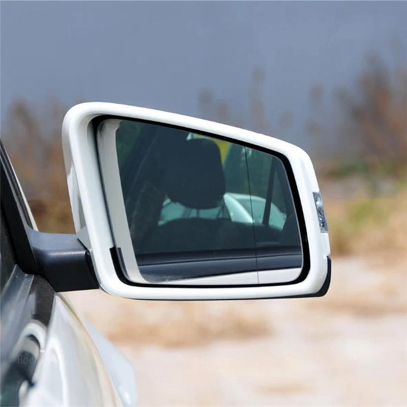 L+R Side Wing Mirror Glass Heated Driver Passenger Parts For Mercedes-Benz A B C E GLA CLA GLK W176 W246 W212 W204 W221 W218-A87 come illustrato a col