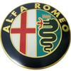 2026 Caldo Alfa Romeo 50pz 74mm Alfa Romeo Adesivo Metallico 3D Per Cofano Auto Griglia Anteriore Bagagliaio Posteriore Emblema Centrale Badge Logo Auto St