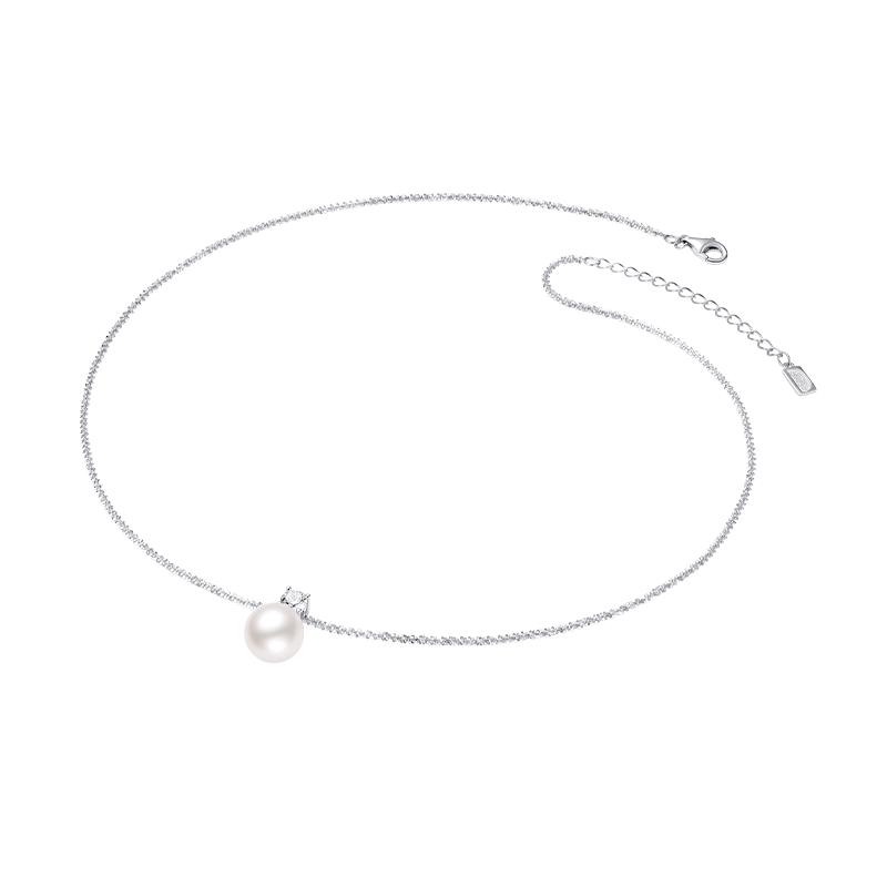 ZDS 2026 New Sterling Silver Pearl Clavicle Necklace