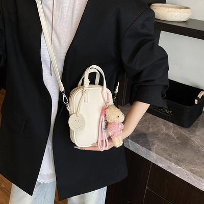 Frühlingsmode tragbare kleine Tasche Damen neue einfache kleine quadratische Tasche Bonbonfarbe Umhängetasche Handy-Tasche