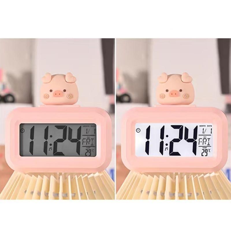 Student Alarm Clock LED Display for Bedroom Study Desk and Office Use Reliable for Time Management and Wakeups Call