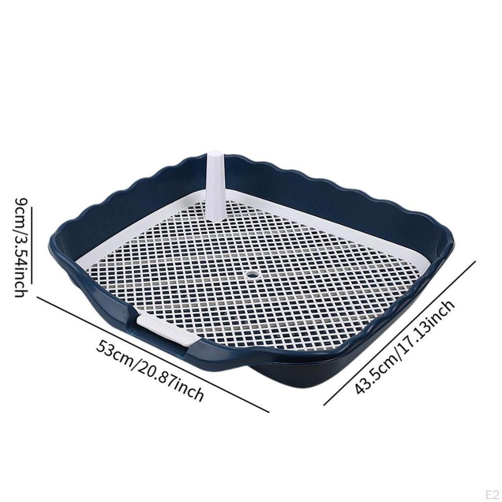 Baie la Baie, Toaletă de Antrenament pentru Câini, Grilaje cu Plasă, Ușor de Curățat, Animale de Companie cu Absorbent