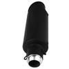 Motorcycle Exhaust Pipe 51mm Diameter Universal Slant Angle Noise Reduction Motorbike Exhaust Pipe Black