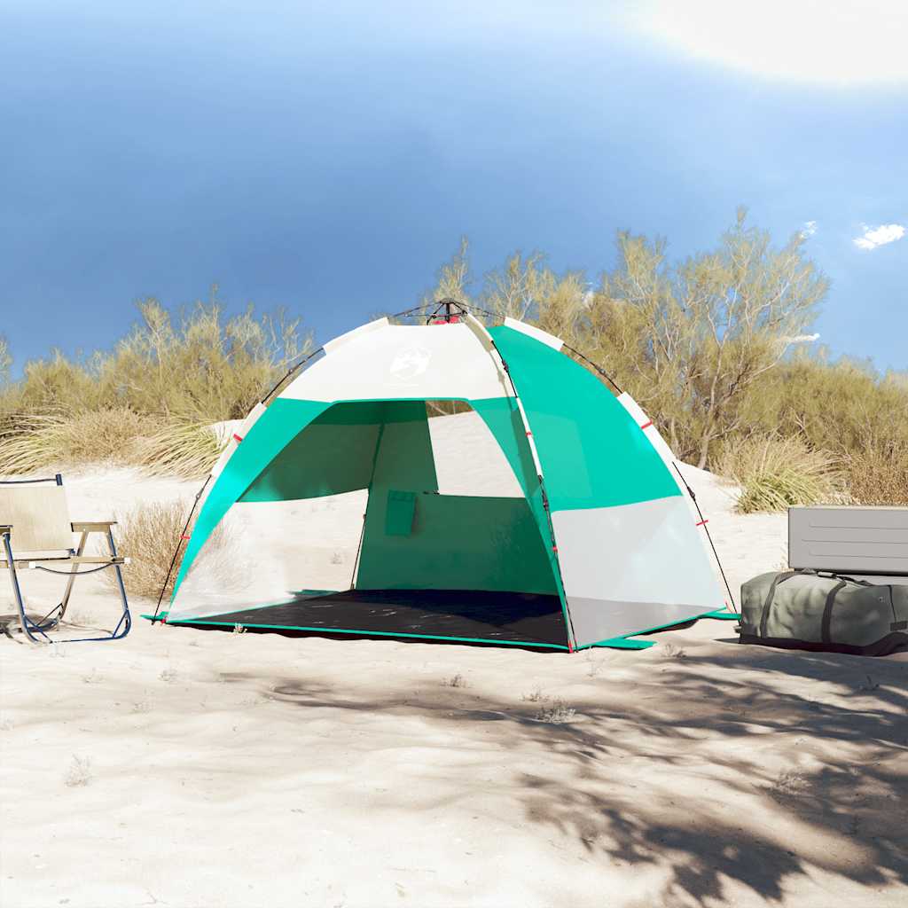 Beach Tent for 2 Persons Sea Green Quick Release Waterproof
