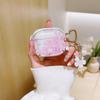 Applicable To Apple Transparent Cherry Blossom AirPods Earphone Protective Case Wireless Bluetooth Round Transparent Protective Case