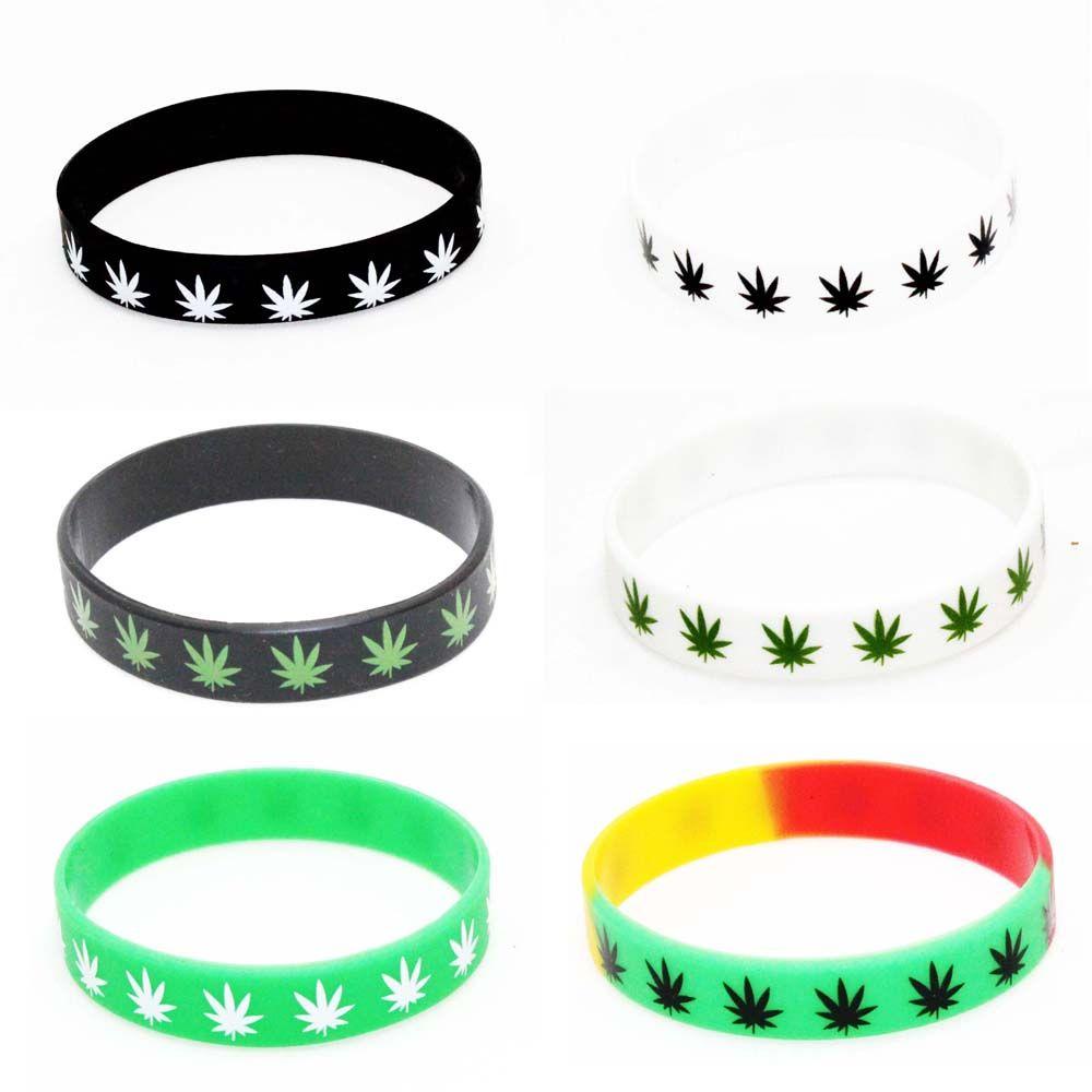 Silicone Maple Leaves Fashion Jewelry Bangle Silicone Bracelet Maple Leaf Bracelet Wristband