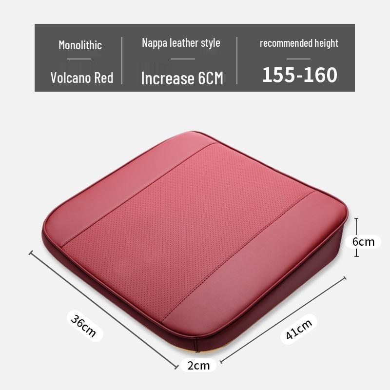 

Universal Non-Slip Ventilated Car Seat Cushion for All Seasons Height Increase 6cm