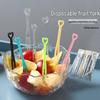 Individually Wrapped Disposable Plastic Fruit Forks
