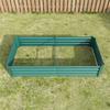 Raised Bed Metal Planter, Robust Sheet Steel, Rust Protection, Long Durability, Kit without Bottom, Ideal for Vegetables, Herbs & Flowers, Anthracite