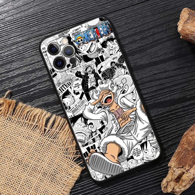 Comics One Pieces Anime Funda For iphone 17 Case For iPhone 16 15 11 12 13 Mini 17 Pro Max 16 Plus 17E 16E Air Case Soft Cover