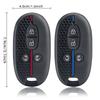 Silicone 4 Buttons Car Key Case Cover Shell Fob For Suzuki Palette Solio Mr Wagon Hustler Alto Lapin Every Spacia Protector
