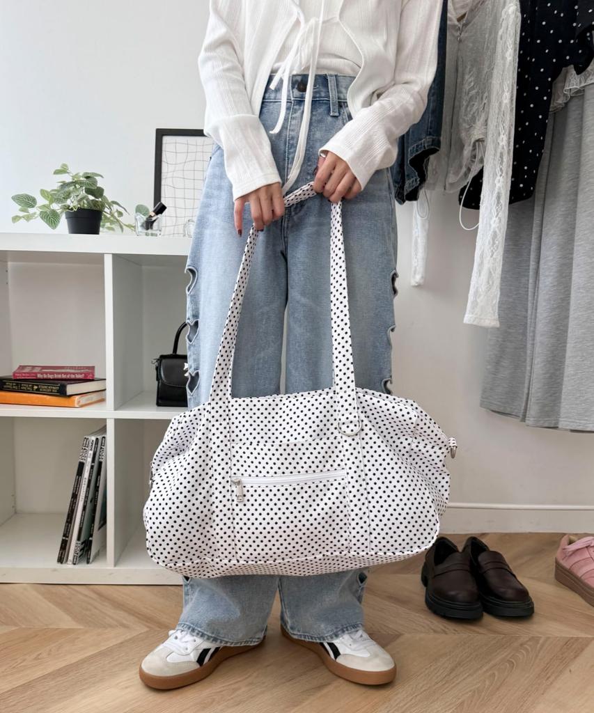 WEGO Big Boston Shoulder A4 Perfect for Outdoor and Size Pattern 2 2-Way Bag, Bag, Size, Activities, Travel, School, Gifting, Women's, F,