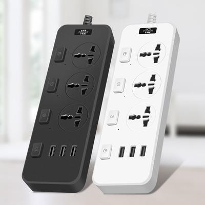 US UK EU Stecker Steckdosenleisten Universeller Flacher Steckdosen-Verlängerungskabel Tragbares Stromverlängerungsbrett Zimmer