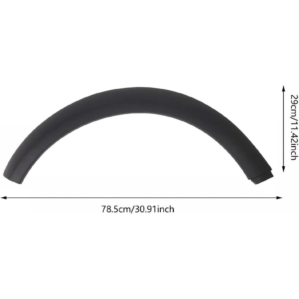 Left Right Rear Wheel Fender Arch Trim Compatible For Mini Cooper R50 R52 R53 2002-2008 Rear Fender Mudguards 51131505868 51131505869(Left Side)