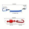 Fishing Anti-Loss Rope for Carp Fishing Tools, Outdoor Fishing Gear with Quick-Release Strong Portable Buckle