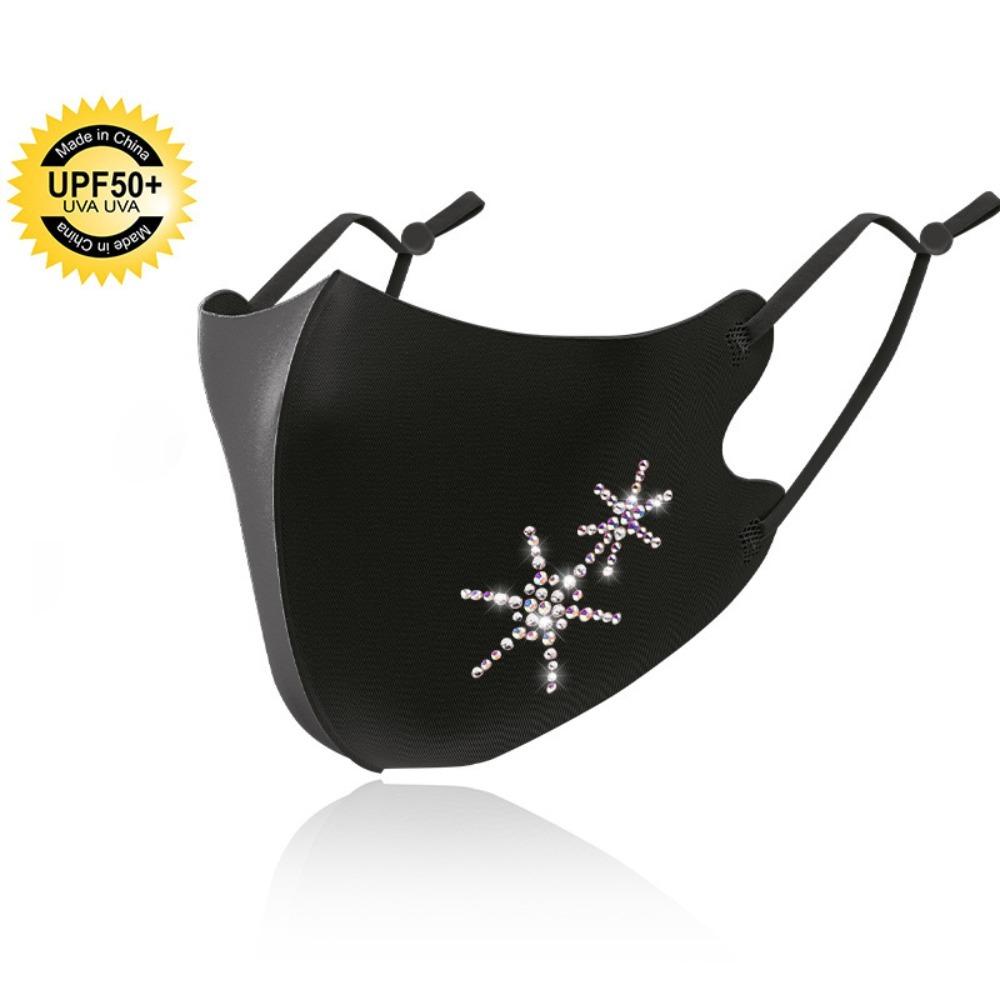Breathable Ice Silk Mask Anti-UV Anti-sun Mask Fashion Riding Face Mask  Gift