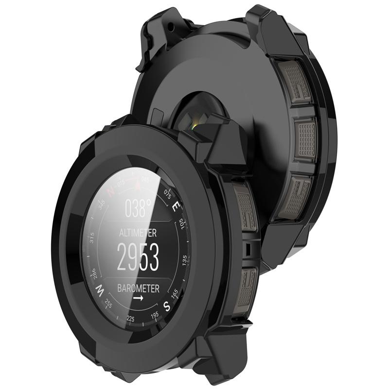 PC Case + Tempered Glass for Garmin Instinct3 45mm/50mm Full Cover Screen Protector Anti-scratch Film Bumper Protective Accessories
