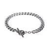 Jbans Classic Black Nickel Scenti Ring Bar Chain Bracelet (C1801-Ac436Bk)