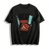 Meat Is Murder Delicious Tasty Murder Graphic Casual T-Shirt Pure Cotton T-shirt