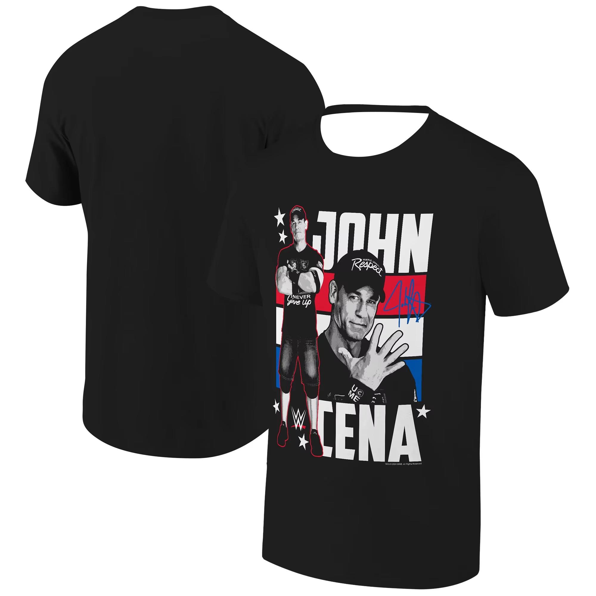 ZheXiong TEE 2025 Nieuw Heren Lichtblauw John Cena Afscheidstournee Toronto T-shirt Zomer Dames T-shirt Sport Casual Oversized Kinderen/Volwassenen Tops XL