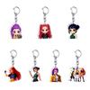 Witch Hunters Keychain Rich Character Modeling Lightweight Portable Key Chain Vibrant Color