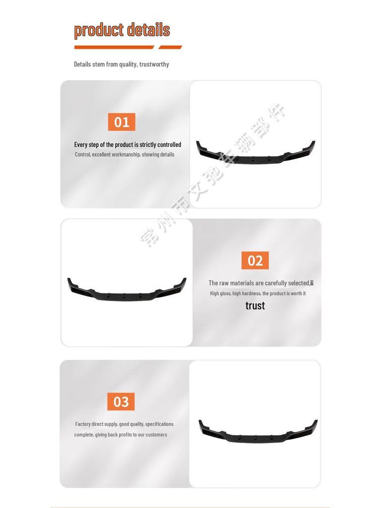 Sporty Front Lip Splitter Kit for 2018-2020 BMW M5 F90