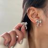 2025 Trendy Sweet-Cool Bow Knot Earrings Minimalist Elegant Statement Jewelry Gift for Women Dropshipping