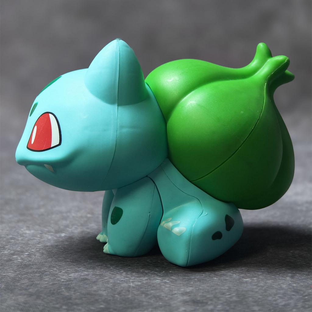 Cartoon Doll Cute Bulbasaur Action Model Car Decoration PVC Collection Toy Gift