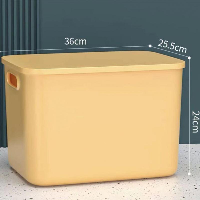 

Thickened Transparent Plastic Storage Box Extra Large Clothes Toys Organizer Box with Lid Storage Container Snacks Storage Bin S сірий колір