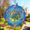 Weatherproof Iron Wind Chime Spinner Art Suitable For Holiday Outdoor Indoor Hanging Decoration Women Mother Day Present