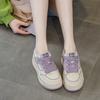 Board Shoes Summer New Small Muffin Thick Bottom Mesh Leather Hollow