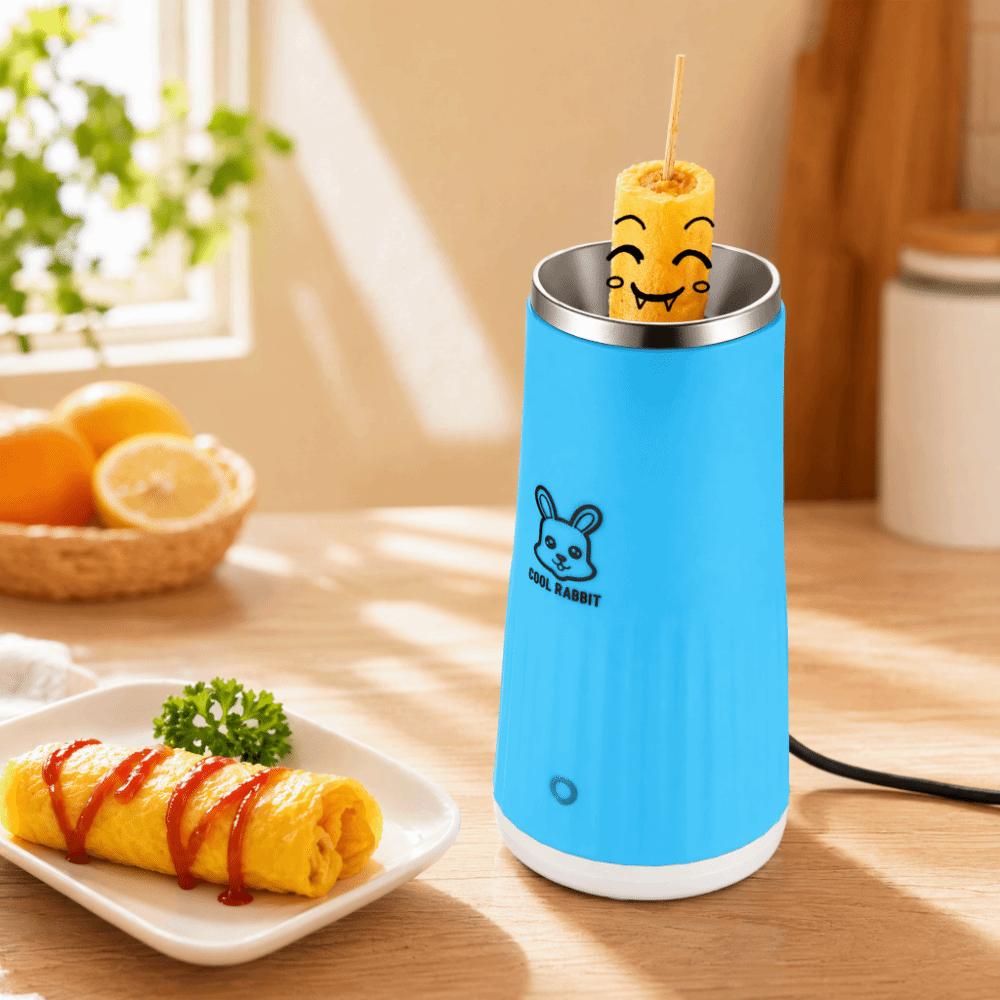 Automatische Eirollenmaschine Mini Elektrische Omelett-Grillmaschine Eierwurstkocher Frühstück