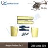 RCERA Remote Control C189 Little Bird MD500 Helicopter Spare Parts Collection Model Aircraft