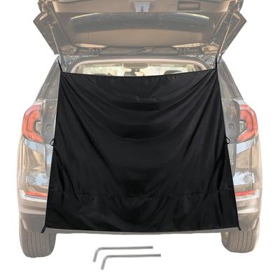 Travel RV Rear Door Shower Curtains Privacy Panels Adjustable Sunshade Light Blocking Protection with Magnetic Hooks for Camping