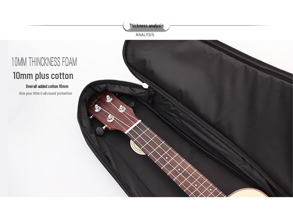 Cartoon Ukulele Backpack for 21-26 Inch Instruments