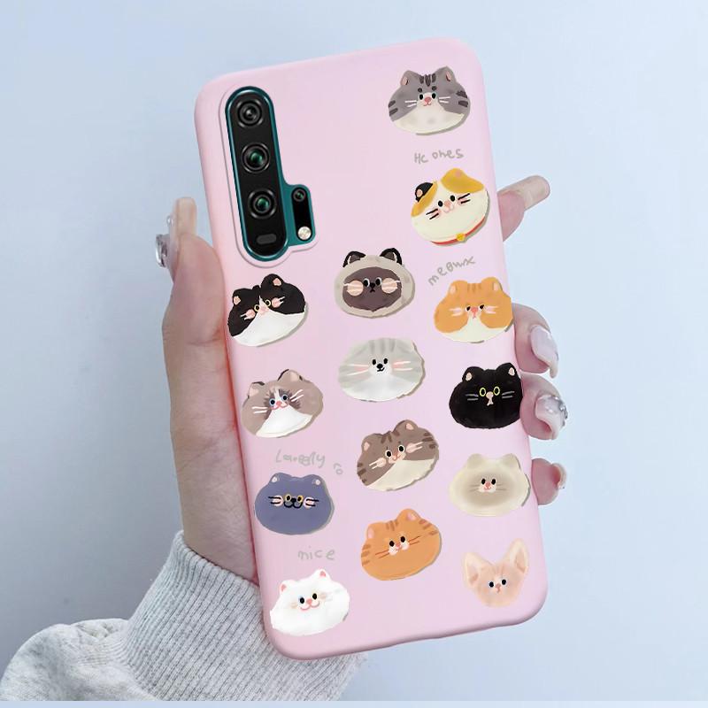 For Honor 20 Pro Case Honor20 Pro Back Soft TPU Silicone Cover Cute Cartoon Panda Phone Case For Huawei Honor 20 Pro Coque Funda