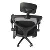 Office Chair Mesh High Back Desk Chair with Lumbar Support 3D Headrest 90 Degree Rotating Armrests Wheels Comfortable