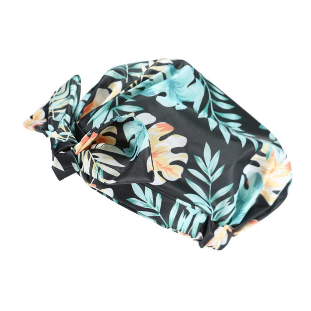 Shower Caps Stylish Ladies Home Reusable Hair Wrap Exquisite Pattern Elastic Waterproof Bath Hat Bathing Headwear