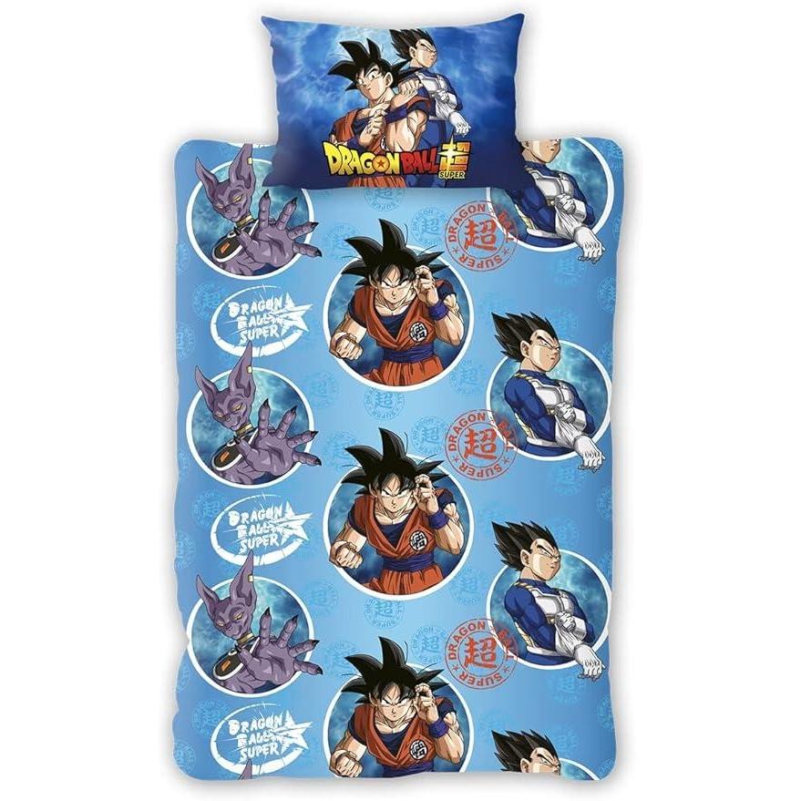 Dragon Ball Z Kamehameha Goku Reversible Duvet Set