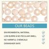Unfinished Bracelet Jewelry Making Charms Necklace Accessories Loose Beads Round Balls Wood Beads