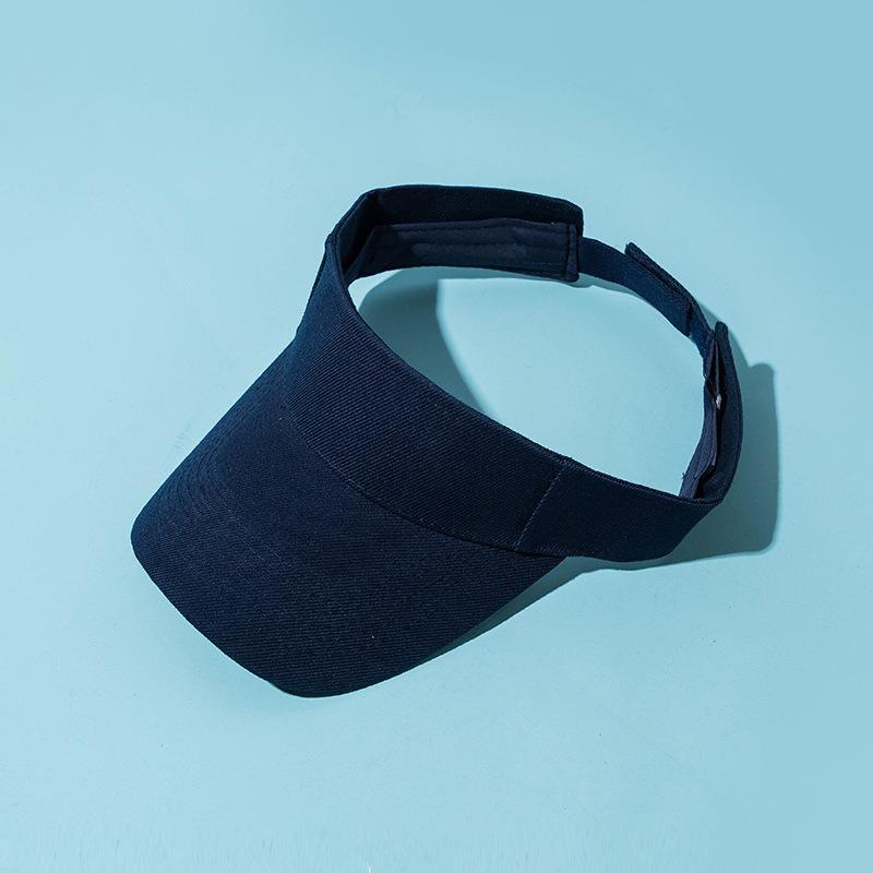 Hat Female Tide Summer Sun Protection Sun Shade Duck Tongue Baseball Cap Men's Solid Color Empty Top Hat