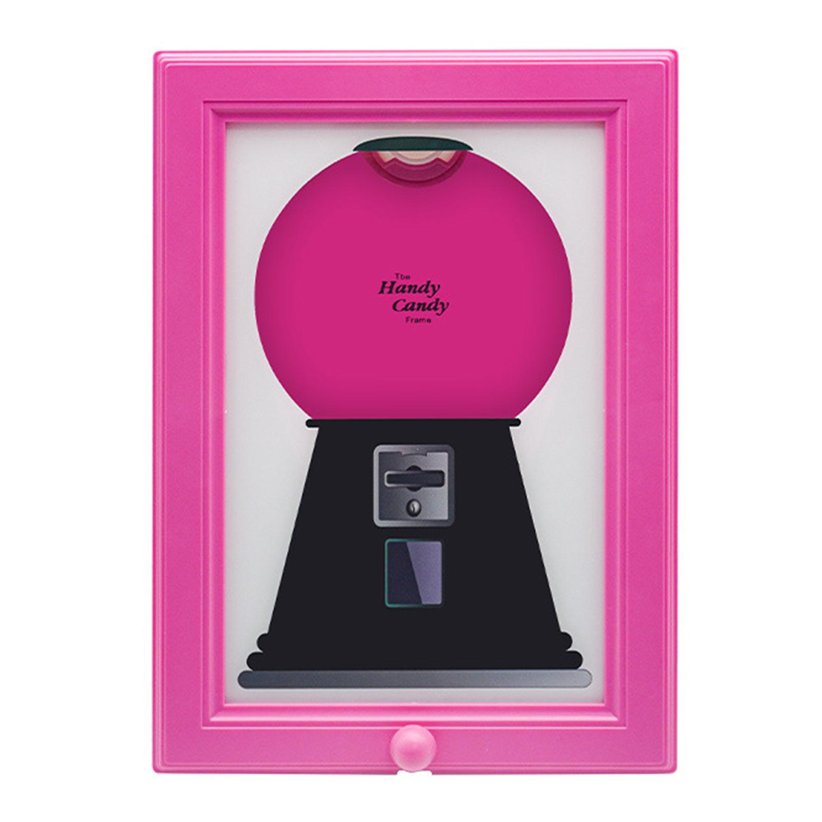 

2-in-1 Snack Pictures Frames Display Wall Mounted Candy Dispenser Frame Hanging Candy Dispenser for Birthday & Holiday Gifts розы красного