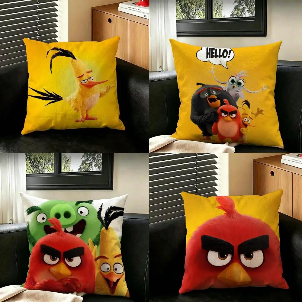 Movie TThe AAngry BBirds Cushion Cover Creative pillowcases for interior decoration office living room home Car hot