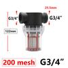 1/2 3/4 1 1.2 1.5 2 Inch Thread Tube Filter 80 120 200 Mesh Filter Joint Garden Hose Connector Aquarium Pump Metal Net Str