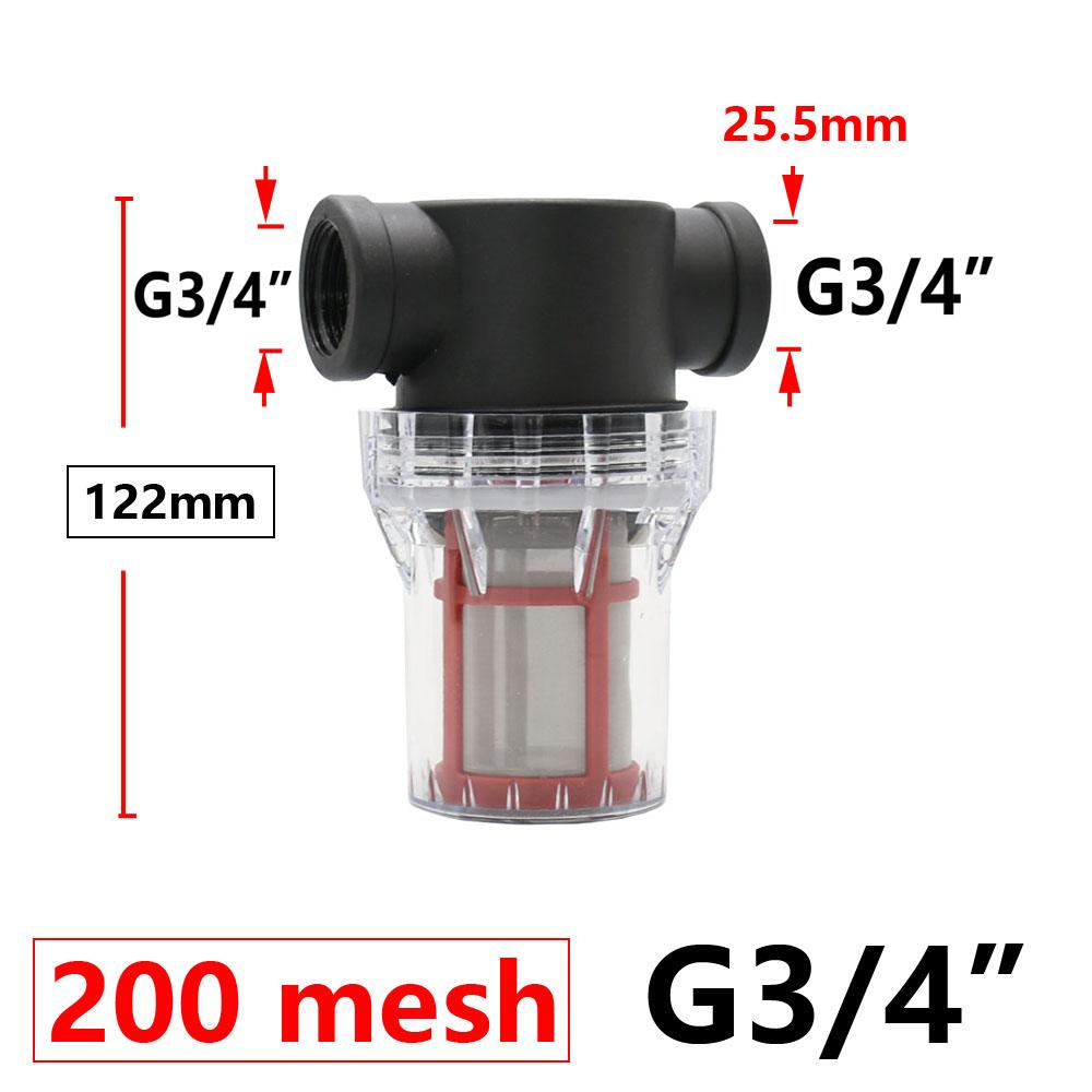 1/2 3/4 1 1.2 1.5 2 Inch Thread Tube Filter 80 120 200 Mesh Filter Joint Garden Hose Connector Aquarium Pump Metal Net Str