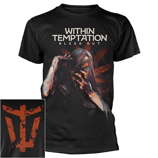 Within Temptation Bleed Out Maglietta SXXL T-shirt Ufficiale Maglietta Band Metal