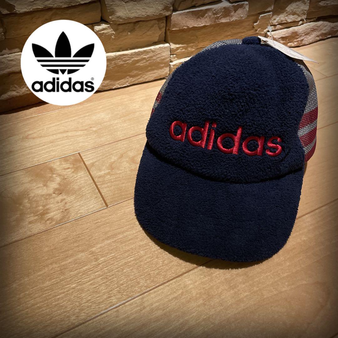 

[Б/У] Неношеный 90-е / Дайки Цунэта / adidas / Кепка / Флис + Сетка