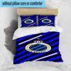 Set Biancheria da Letto con Stemma FC Brugge 3 Pezzi, Include 1 Copripiumino e 2 Federe Perfetto per Camera da Letto, Dormitorio, Regalo di Natale per Fan