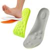 4D Cloud Insoles for Men Women, Memory Foam Insoles with Elastic Strong Arch & Shock-Absorbing