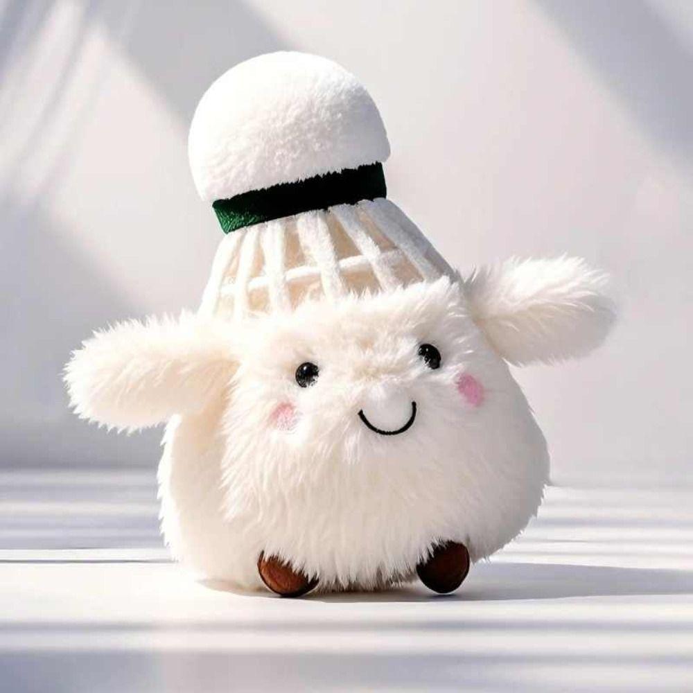 Soft Plush Doll Creative Bag Decor Pendant New Badminton Keychain  Friends Gifts